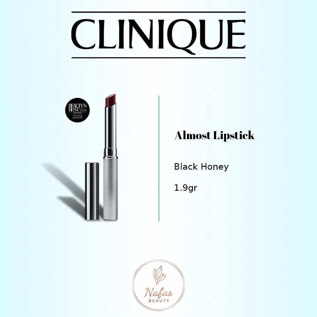 Clinique Almost Lipstick In Black Honey Pink Honey And Nude Honey