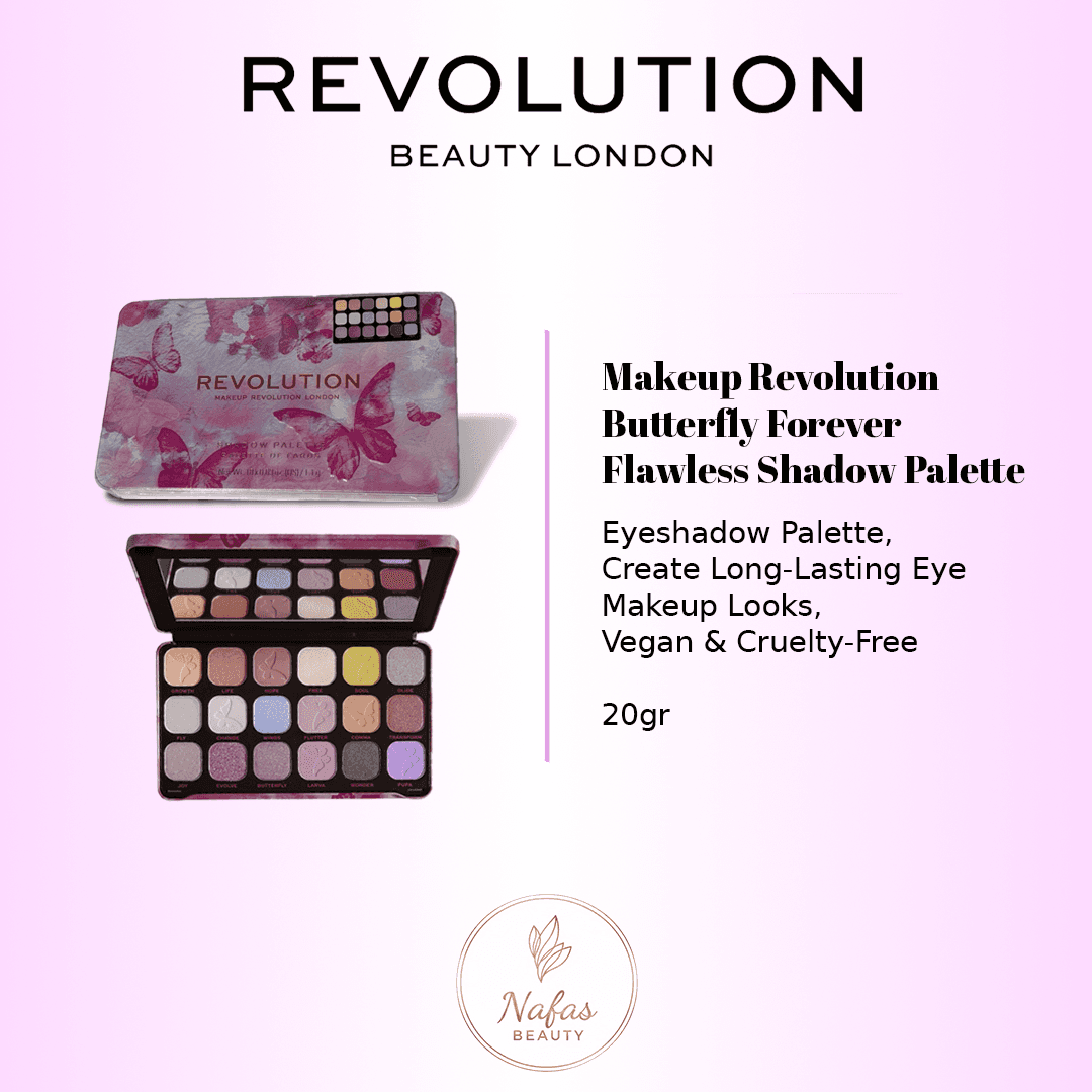 Revolution Makeup Revolution Forever Flawless Eyeshadow Palette Butterfly 0 77 Oz 19 8 G